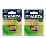 Pila Recargable Varta Aaa 800mah Precargadas Por 4 Pilas 0