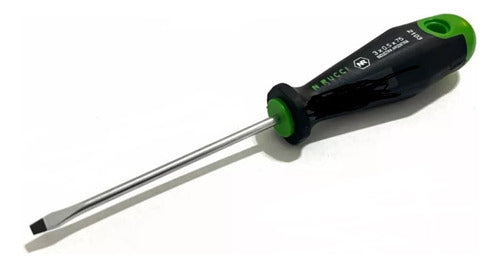 Rucci Flat Screwdriver 4 X 125mm with Rubber Grip 0