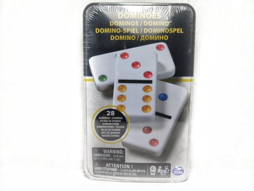 Color Domino in Metal Tin 98405 Spin Master 0