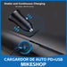 Mini Cargador De Auto QC 4.0 USB 18W + PD USB-C 20W / Mike 5