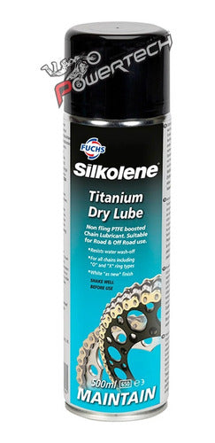 Silkolene Grasa Lubricante Cadena Titanium Formula Seca 500ml 0