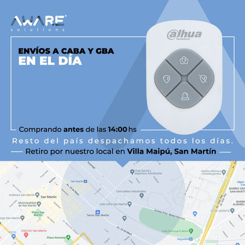 Dahua Wireless Key Fob ARA24-W2 3