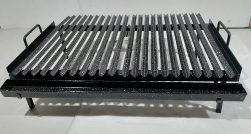 Fabrica Gastermic Portable Grill 1.00 X 0.60 Mtr Enamelled with Grease Tray 1