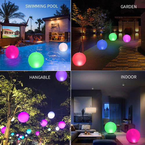 Inflatable Solar LED Globe with RGB and White Control 38lm Ip68 5