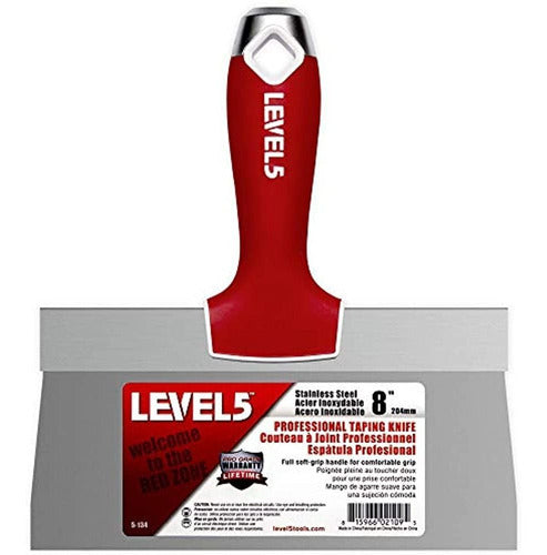 Level 5 8 Softgrip Professional Stainless Steel Taping Knife | Herra 0