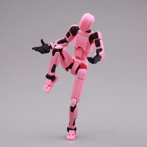 3DFactoryShop Articulated Dummy 13 cm with Weapons + Titan Base 4