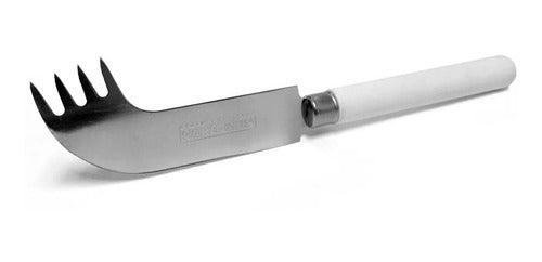 Care-Quip Cuchillo Tenedor De Una Sola Mano Nelson Knife Discapacidad 0