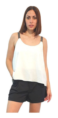 IMPERATRICE Blusa Audrey Bretel Con Detalle 2