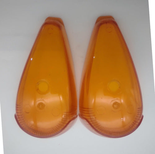 Polimatic Front Signal Lens Pair Fusca 65 - 70 Original 1