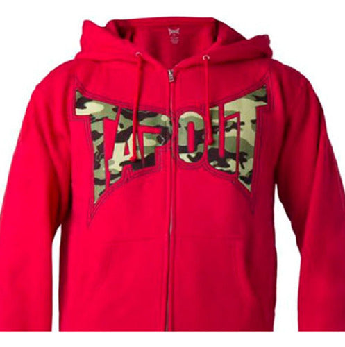 TapouT Sniper Zipup Hoodie Red - Size XL 0