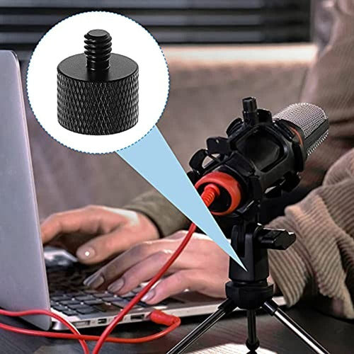 Frienda 5/8 Inch Microphone Support Adapter - 4 Pieces 1