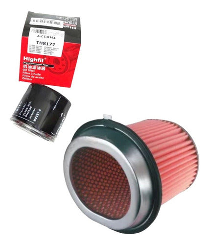 Hyundai Santamo 2.0 G4CP Oil and Air Filter Kit 0