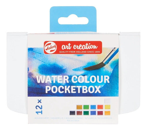 Talens Acuarelas Art Creation Pocketbox X 12 Colores Estuche 0