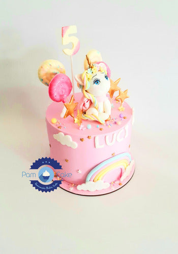 Torta Cumpleaños Personalizadas Unicornio Arcoiris 1