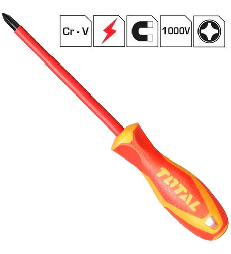 Total Phillips High Voltage Screwdriver THTISPH2100 100mm 2