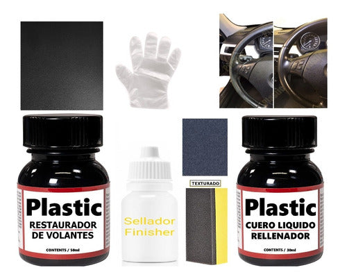 KIT VOLANTE PLASTIC Steering Wheel Repair Kit - 3 Easy Steps 0