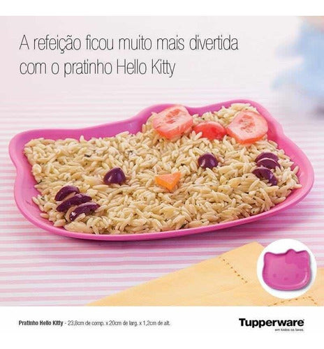 Tupperware Hello Kitty BPA-Free Plate 4