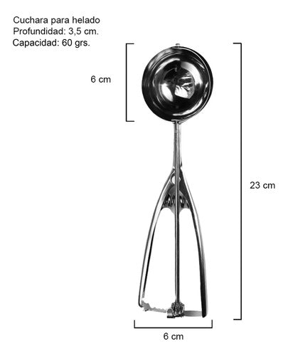 Bz3 Ice Cream Scoop Stainless Steel 1