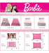 Franco Barbie Barbiecore Bedding Super Soft Edredón y Juego 1