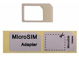 Micro Sim Adapter with Cutting Sticker - Easy to Use 1