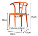 Proimport Wishbone Dining Chair Set of 4 Units 6