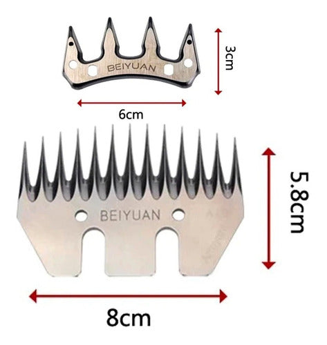 Peine Cuchilla Beiyuan Esquilar 3/4 Esquiladora- Ferrejido 1