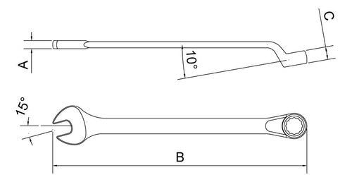 Tramontina Pro Combined Wrench 20 Mm 3