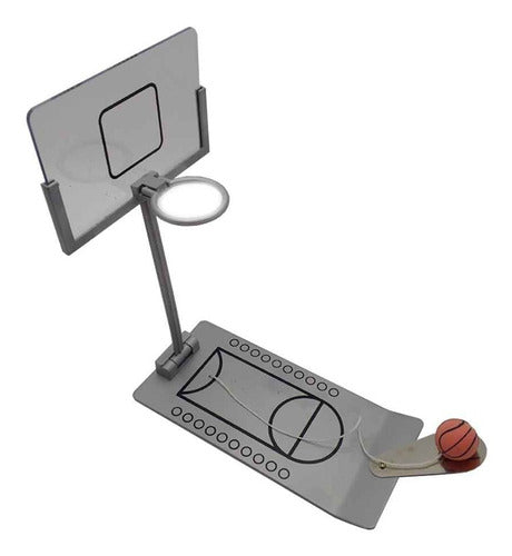 Mini Juego De Basquet De Mesa Metal 0