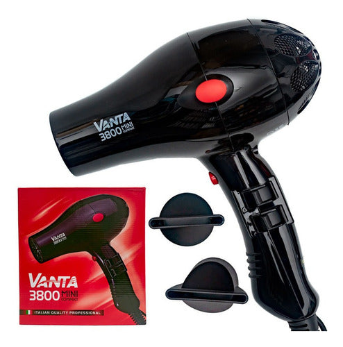 Vanta 3800 Mini Compact Hair Dryer 1800W 0