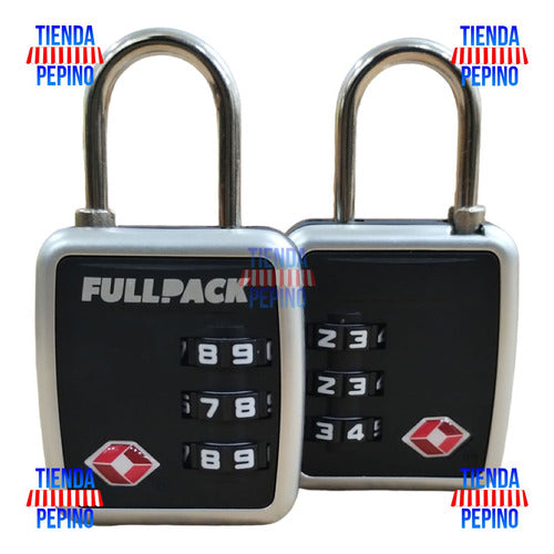 Fullpack Combination Lock Duo Pack TSA Approved 2