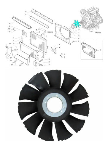 Helice Motor Daily 2.8 Eletronica 504024647 3