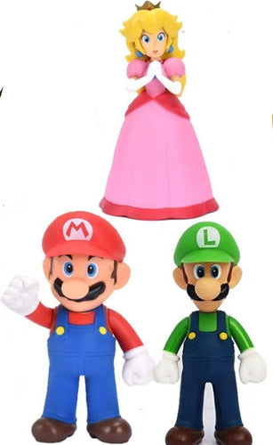 Figura Mario Bros Articulada 13 Cm. 1