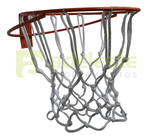 Aro De Basquetball En Hierro Macizo De 12mm Con Red. Fabrica 1