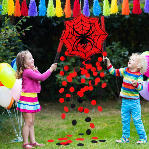 Deekin Piñata De Araña Para Cumpleaños, Pequeña, Con Confeti 1