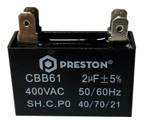 Preston Pack of 5 Capacitor for Fan 2uf 450 Vac 0