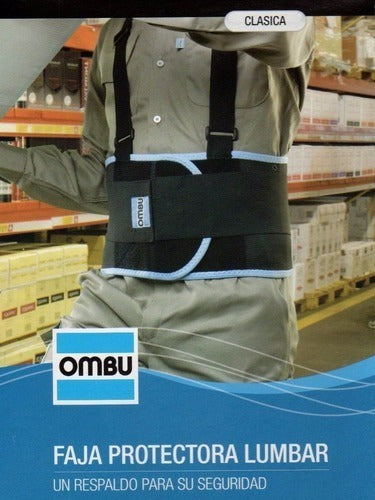 Ombu Lumbar Protective Reinforced Belt for Work and Safety 3