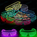 DIGINET Lentes Luz Led Neon Cotillon Para Fiestas Bodas 1