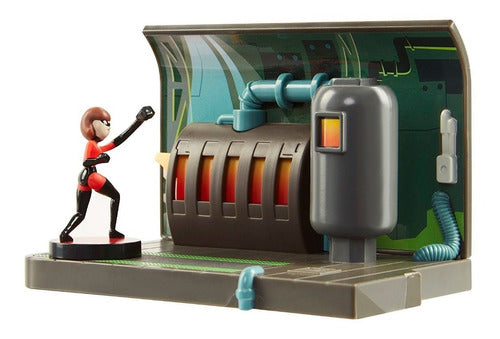 Playset Con Mini Figuras Elastigirl Laborat Los Increíbles 2 1