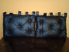 Pair of Eco-Leather Bed Backrest Pillows with Hanging Straps - 140x55 cm 0