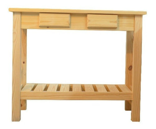 Solid Pine Cheese Table - Sideboard - Breakfast Bar 100cm 0