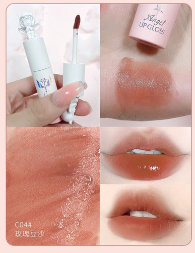 Mansly Sleeping Angel Lip Gloss Watery Matte Velvet 5