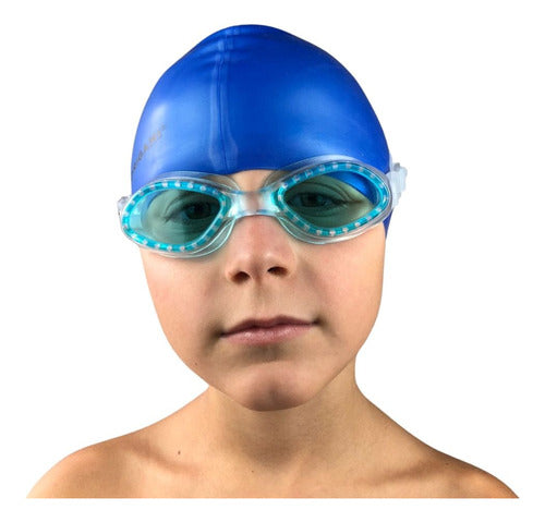 Origami Kids Swimming Kit: Goggles and Speed Printed Cap 83