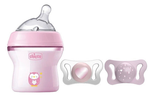 Chicco Natural Feeling Newborn Set - Bottle + Pacifier 3