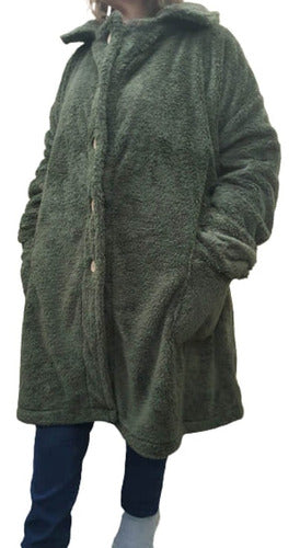 Plush Reversible Coat with Pockets Sizes 14 and 16 7