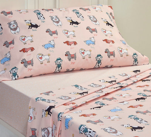 Children's Bed Sheets 1.5 Twin Danubio Percal 22