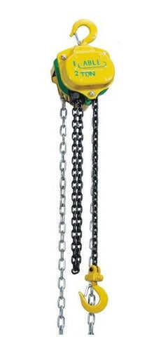 Able U.S.A. Chain Hoist 500kg 3mts 0