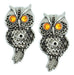 Owl Incense Holder - Metal Deco 6 Cm 0