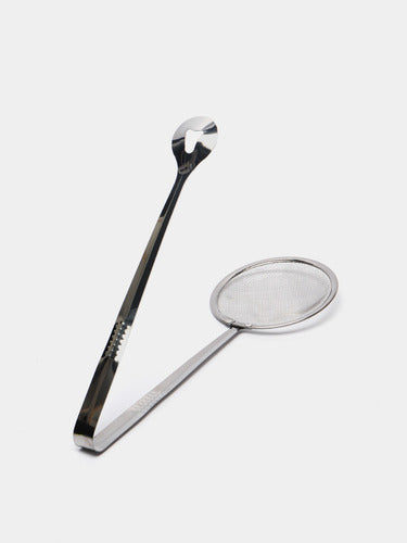 Stainless Steel Kitchen Tongs Strainer for Frying 7