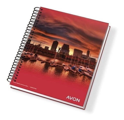 Avon Notebook 16x21cm 48 Sheets Ruled Spiral Bound Durable Cover 0