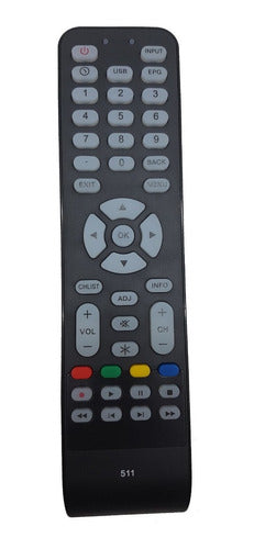 Control Remoto 511 Para Tv Led Aoc Le50d1452/28 Le32m1475/65 0